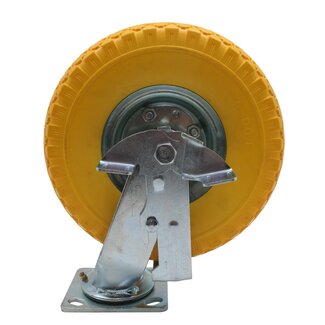 Benson Zwenkwiel - 3.00-4 - met rem - anti-lek band - max. 130 kg