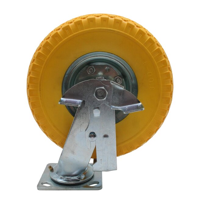 Benson Zwenkwiel - 3.00-4 - met rem - anti-lek band - max. 130 kg