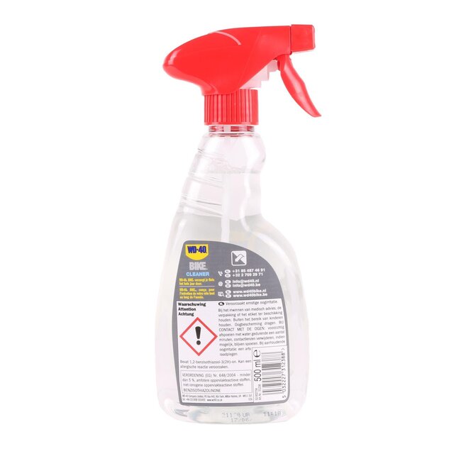 WD40 Fietsspray - Krachtige reiniger - 500 ml - Transparant