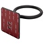 REA Wandmodel tandenborstelhouder - mat zwart - metaal en glas - 10 x 7.5 x 9.5 cm