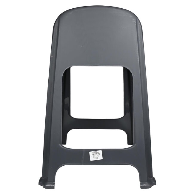 Benson Stapelbare stoel - lichtgewicht - antraciet - draagkracht 100 kg - binnen en buiten