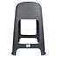 Benson Stapelbare stoel - lichtgewicht - antraciet - draagkracht 100 kg - binnen en buiten