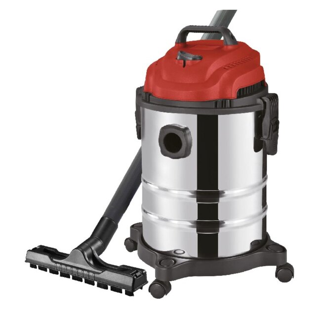 Benson Stofzuiger droog en nat - 1200W - 15 liter - 8-delig - RVS behuizing - met blaasfunctie