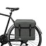 Lastpak Ruime dubbele fietstas - waterafstotend canvas - 35 liter - grijs