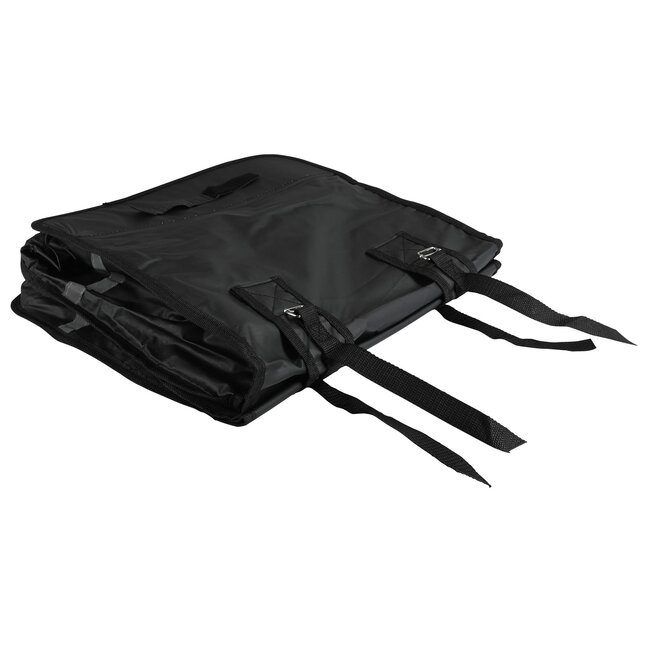 Lastpak Dubbele fietstas - waterafstotend - kliksluiting - 35 liter - mat zwart