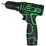 Hofftech Accu boormachine - 12V - Li-ion - LED-lamp - Soft grip - Inclusief accessoires