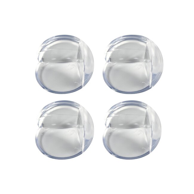 Benson Set van 4 hoekbeschermers - ronde vorm - eenvoudig te installeren - inclusief plakstrips - veilig en stijlvol