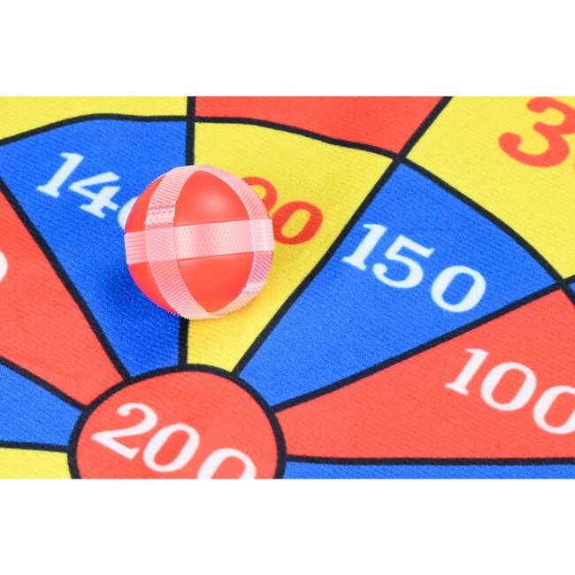 Benson Veilig dartbord voor kinderen - klittenband - Ø 36 cm - inclusief 3 ballen