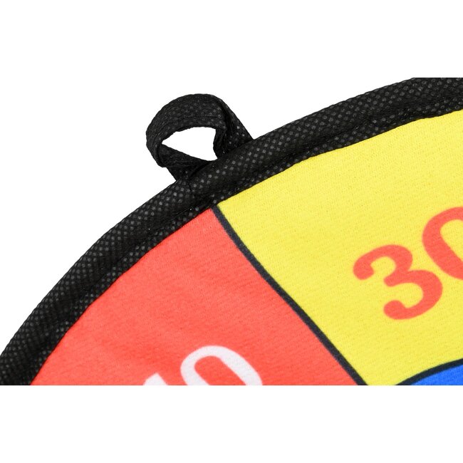 Benson Veilig dartbord voor kinderen - klittenband - Ø 36 cm - inclusief 3 ballen