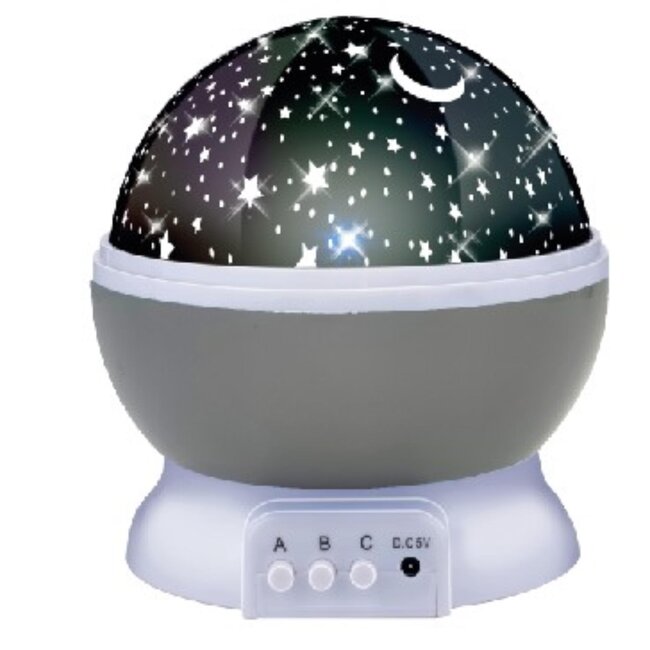 Benson Magische sterrenhemel projector - 360-graden rotatie - 3 standen - USB en batterij