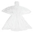 Benson Wegwerp regenponcho - transparant - compact - duurzaam PE-materiaal - one size fits most