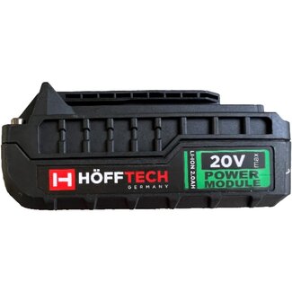 Hofftech Accu 20V - 2000 mAh - Li-ion - Krachtig en Duurzaam - Voor Diverse Gereedschappen