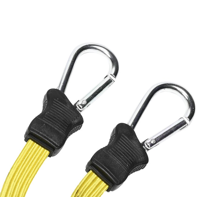 Benson Elastiek plat 180 cm - met karabijnhaak - rekbaar tot 3500 mm - veilig en veelzijdig