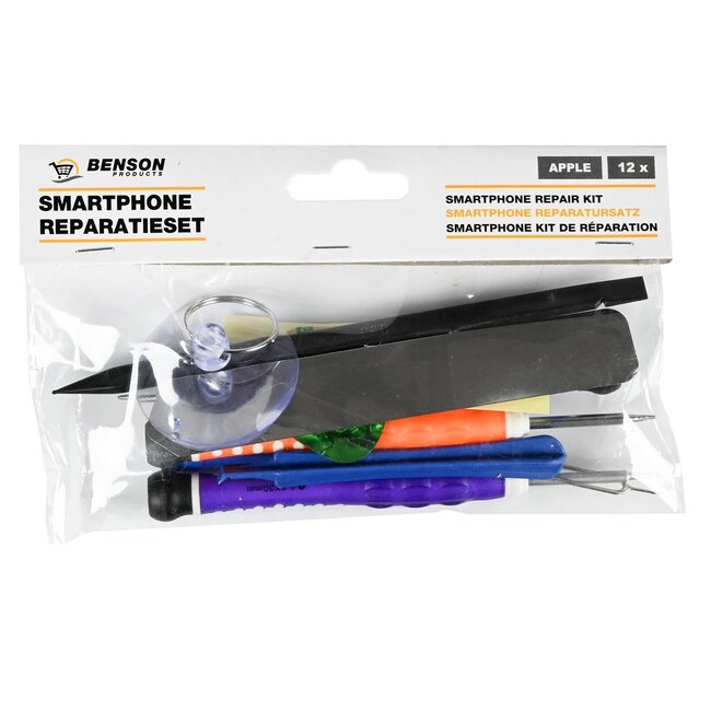 Benson Complete reparatieset - 12-delig - voor smartphones en meer