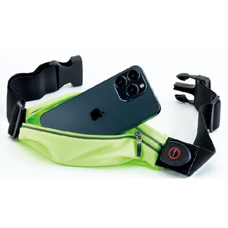 Benson Heuptas met reflecterend LED-licht - Veiligheid en comfort - Waterbestendig - 3 lichtstanden - 90 cm - Zwart