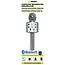 Benson Draadloze karaoke microfoon - 4 uur gebruik - stemvervormers - zilver - 3W output