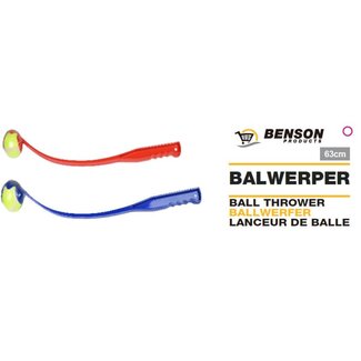 Benson Balwerper 63 cm: Krachtige Worpen en Eindeloos Plezier in Drie Kleuren!