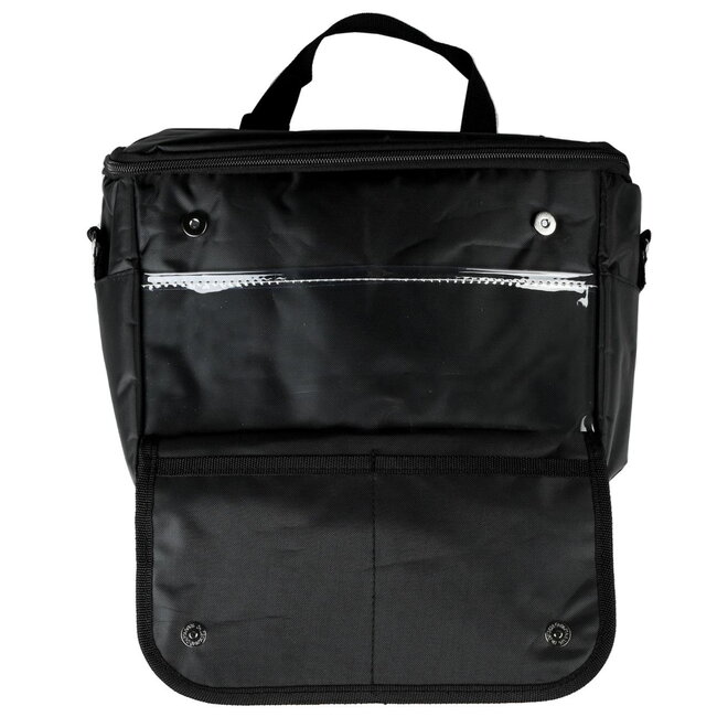 Benson Autostoel organizer met koeltas - 4 vakken - afneembare tas - 29x26x11 cm - zwart