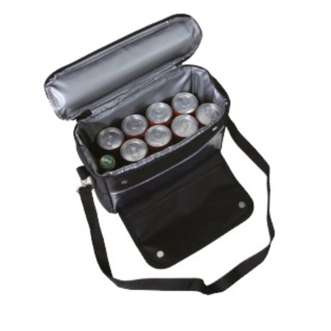 Benson Autostoel organizer met koeltas - 4 vakken - afneembare tas - 29x26x11 cm - zwart