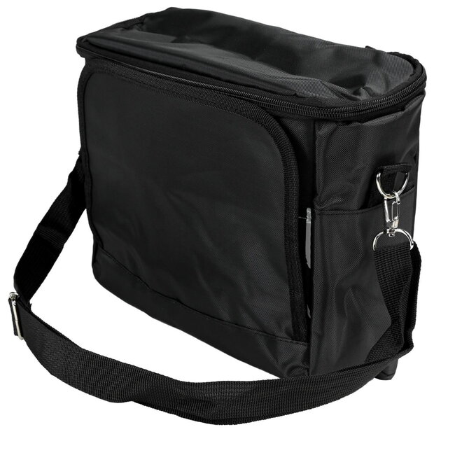 Benson Autostoel organizer met koeltas - 4 vakken - afneembare tas - 29x26x11 cm - zwart