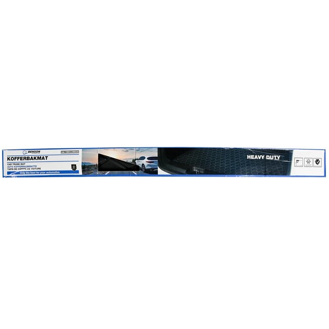 Benson Universele kofferbakmat - water- en vuilafstotend - antislip - op maat te knippen - 120 x 80 cm