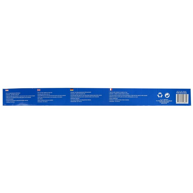 Benson Universele kofferbakmat - water- en vuilafstotend - antislip - op maat te knippen - 120 x 80 cm