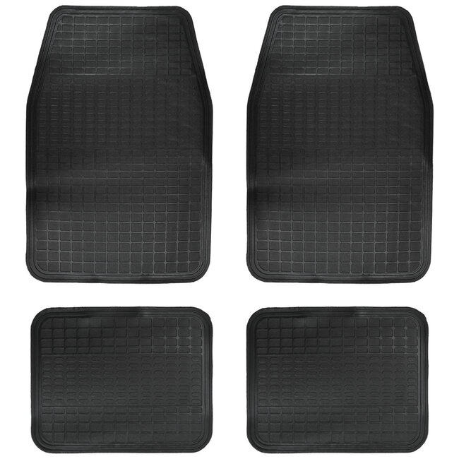 Benson 4-delige automattenset - 2-zijdig - universeel - ultieme bescherming - eenvoudig te reinigen