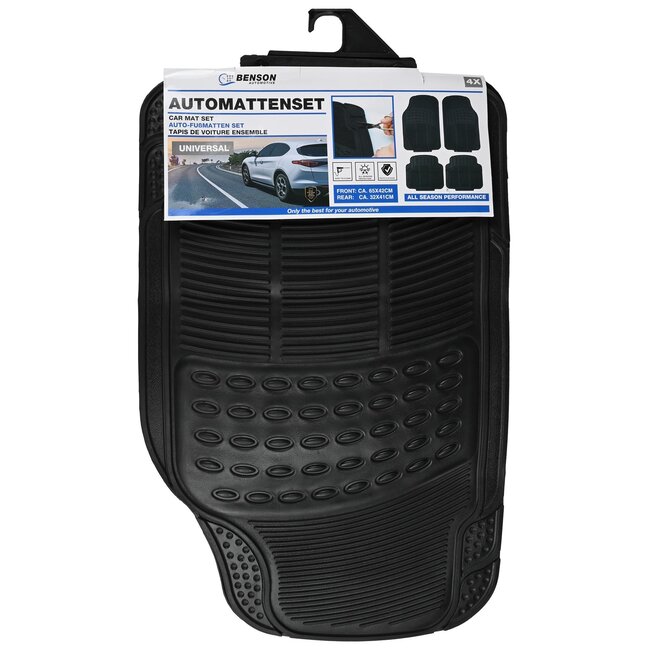 Benson Vierdelige, tweezijdige automatten - universeel - voor alle seizoenen - eenvoudig te reinigen