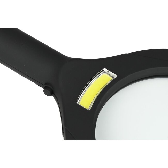 Benson Loupe met 3x vergroting - COB LED-verlichting - Soft-touch handgreep - 80 mm lens - Ideaal voor lezen en precisiewerk