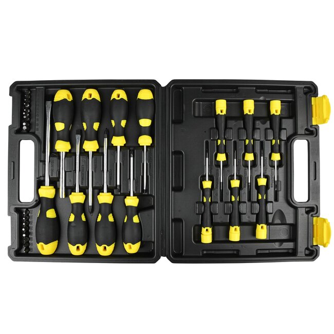 Benson 32-delige schroevendraaierset - veelzijdig - precisie - magnetische handgreep - opbergkoffer