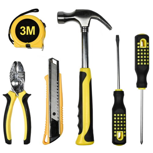 Benson 6-delige Gereedschapsset: Dé Must-Have Kit voor elke Huishoudelijke Klus! Benson 6-delige Gereedschapsset: Dé Must-Have Kit voor elke Huishoudelijke Klus!