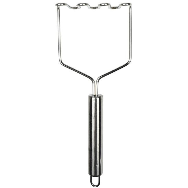 Benson Stamppotstamper - Roestvrijstaal - Met Ophangoog - 23 cm - Duurzaam en Efficiënt