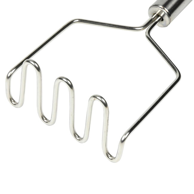 Benson Stamppotstamper - Roestvrijstaal - Met Ophangoog - 23 cm - Duurzaam en Efficiënt