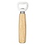 Benson Stijlvolle flessenopener met houten handvat - universeel - 14 cm