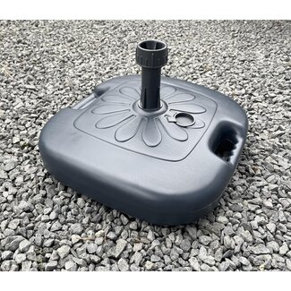 Benson Parasolvoet - Vulbaar - 45 x 45 cm - Antraciet - Kunststof - Ø 35 mm