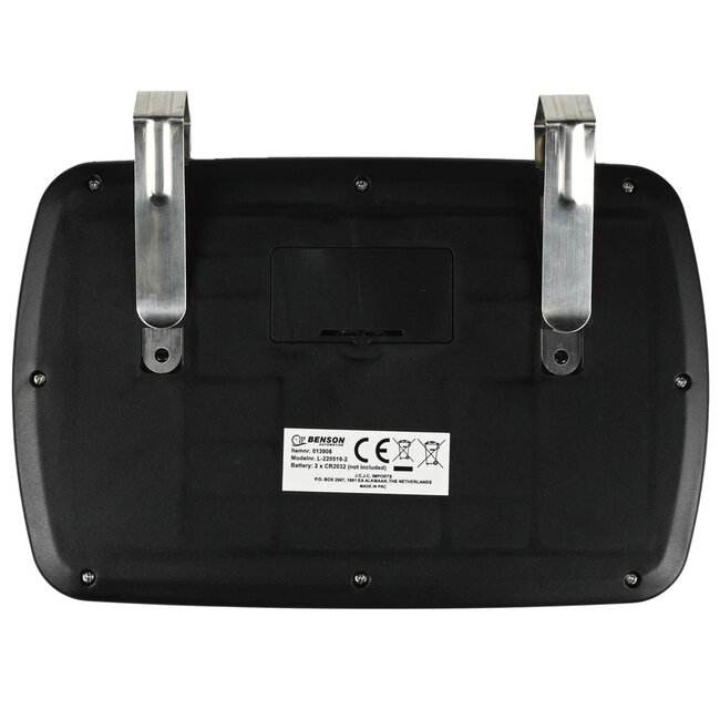 Benson Draagbare make-up spiegel - 6 LED - touch-knop - compact en krasbestendig - 17 x 11 cm