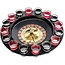 Benson Roulette drankspel - 16 glazen - draaibaar wiel - ultiem feestplezier