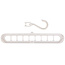 Benson Multifunctionele kledinghangers - 9-in-1 - Ruimtebesparend - Wit - 33,5 x 16,5 cm