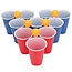 Benson 48-delige bierpong set - herbruikbare bekers en balletjes - ideaal voor feesten