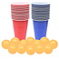 Benson 48-delige bierpong set - herbruikbare bekers en balletjes - ideaal voor feesten