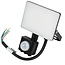 Hofftech Ultra-Flat LED straler - 10W - IP44 sensor - modern ontwerp - aluminium behuizing