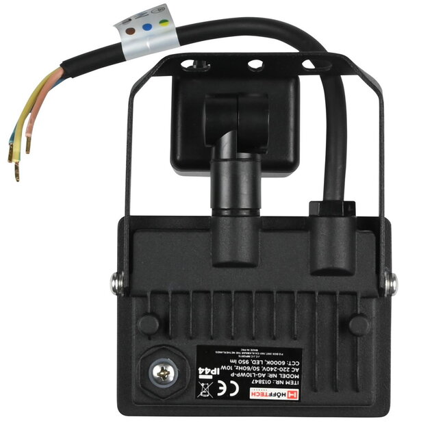 Hofftech Ultra-Flat LED straler - 10W - IP44 sensor - modern ontwerp - aluminium behuizing