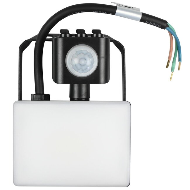 Hofftech Ultra-Flat LED straler - 10W - IP44 sensor - modern ontwerp - aluminium behuizing