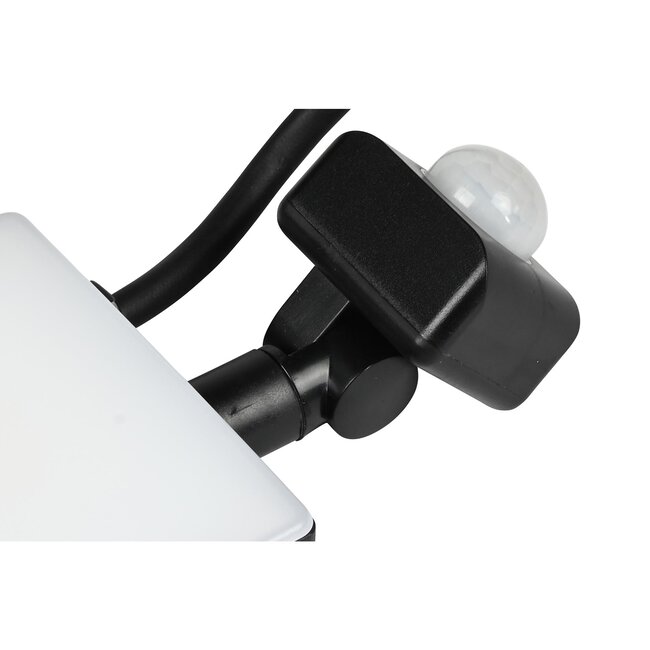 Hofftech Ultra-Flat LED straler - 10W - IP44 sensor - modern ontwerp - aluminium behuizing