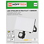 Hofftech Ultra-Flat LED straler - 10W - IP44 sensor - modern ontwerp - aluminium behuizing