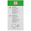 Hofftech Ultra-Flat LED straler - 10W - IP44 sensor - modern ontwerp - aluminium behuizing