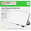 Hofftech Ultra platte led straler - krachtige verlichting - compact design - 10W - IP65 - koelwit 6000K