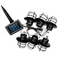 Benson Solar LED lichtsnoer - vlameffect - 2 meter - set van 6