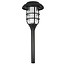 Benson Set van 3 tuinlampen - solar LED - vlameffect - ø 12 cm x 43 cm