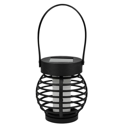 Benson Solar LED Tuinlamp met Vlam Effect - Ø 9 cm - 12x LED - 2V Solar Paneel - Oplaadbare Batterij Benson Solar LED Tuinlamp met Vlam Effect - Ø 9 cm - 12x LED - 2V Solar Paneel - Oplaadbare Batterij